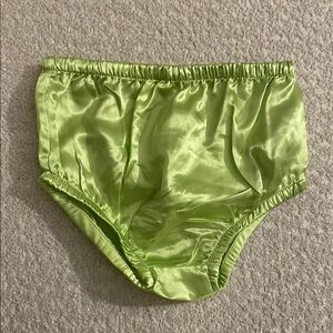 Target Green Diaper Covers Satin Elastic Waistband